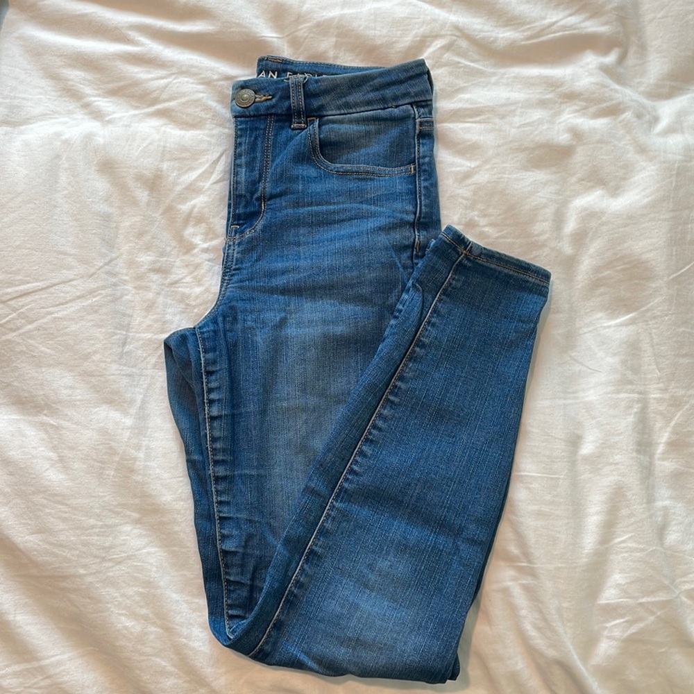 American Eagle Curvy Hi-Rise Jegging | Blue
